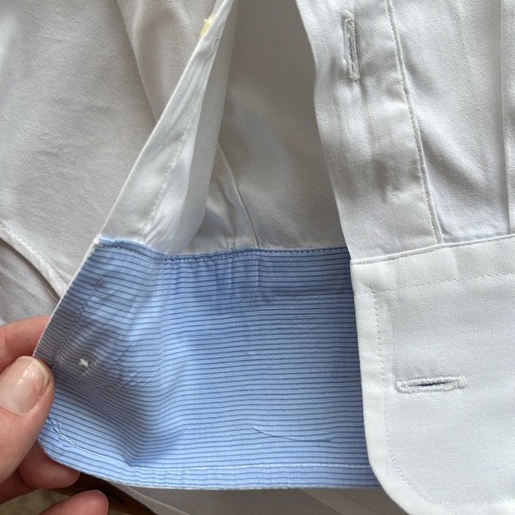 White Men’s Dress Shirt - Picture 4 of 5